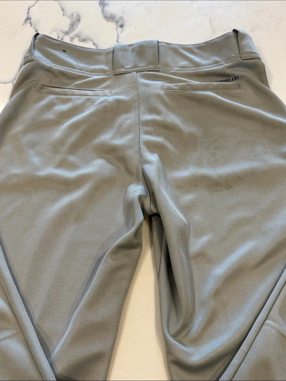 Adidas baseball pants Aeroready light gray youth large Athletic Pants